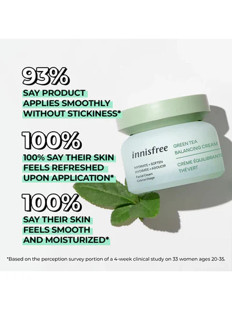 Innisfree Green Tea Balancing Cream, 50 ml