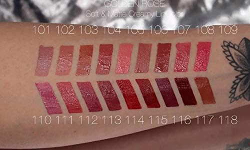Golden Rose Soft and Creamy Matte Liquid Lipstick - 118 Sand, 5.5 ml