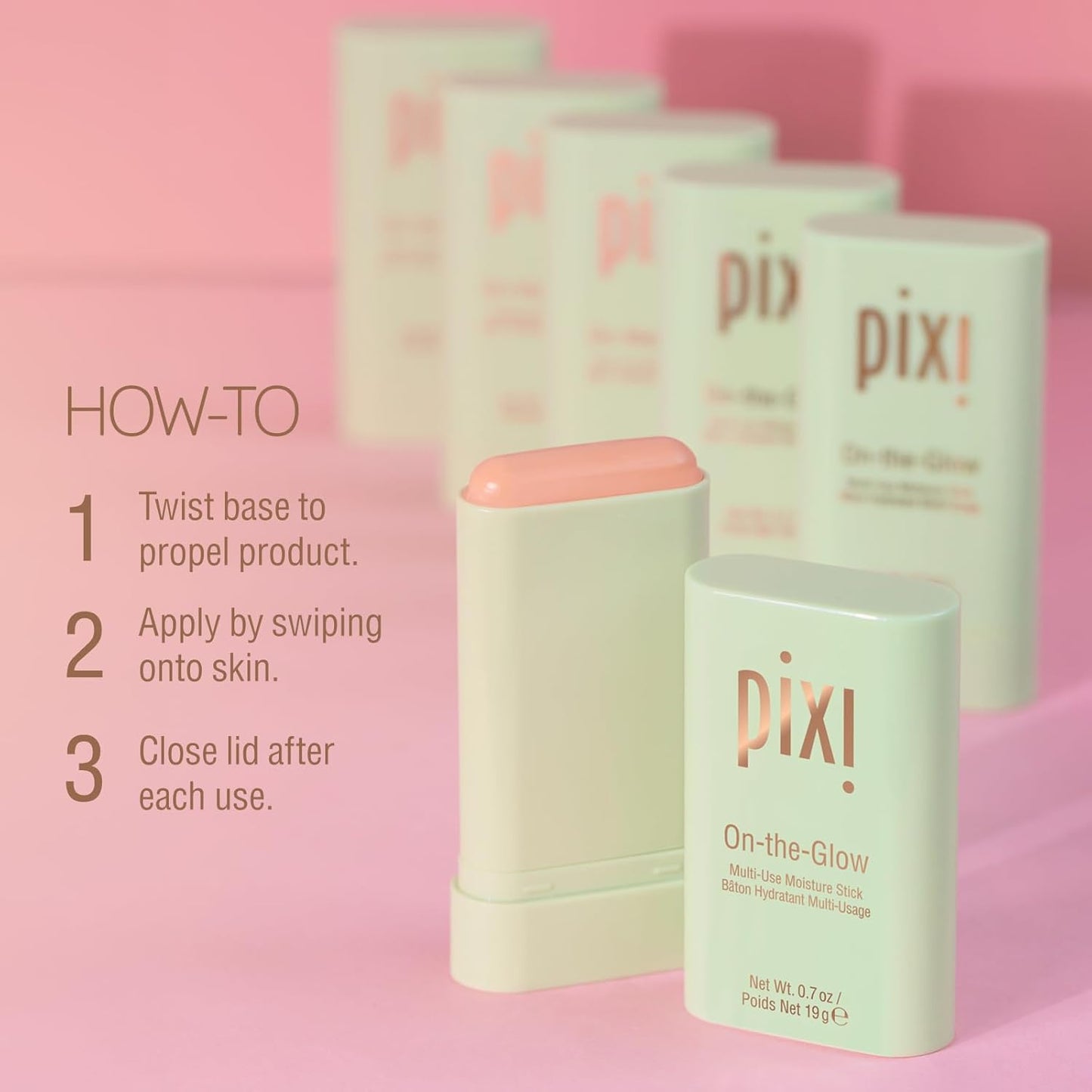 Pixi Beauty, Skintreats, On-the-Glow, Multi Use Moisture Stick, 19 g