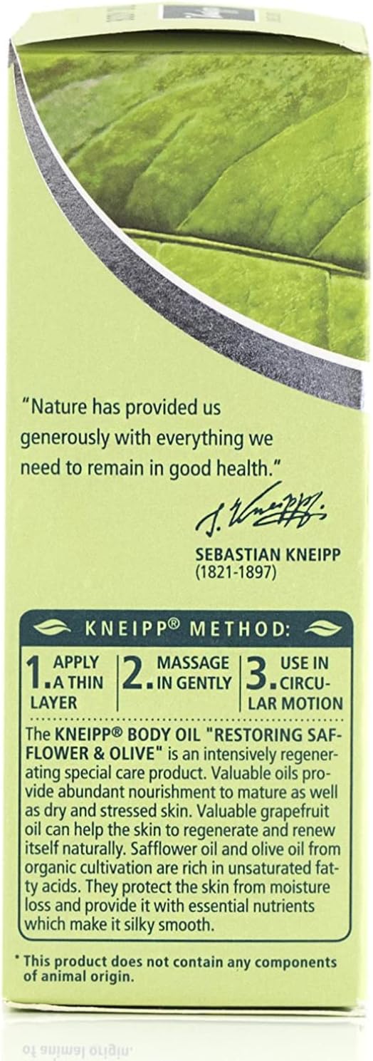 Kneipp Body Oil Restoring Safflower & Olive 100 ml