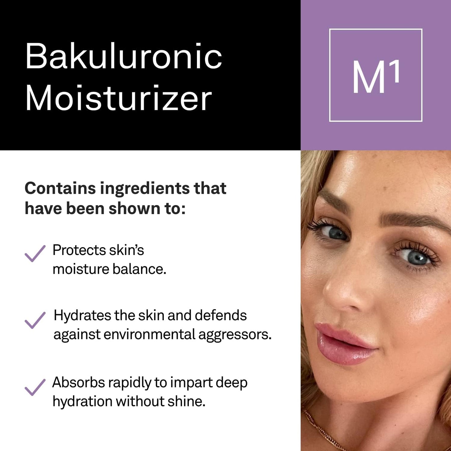 facetheory Bakuluronic Moisturiser M1 - Face Cream with Vitamin C, Bakuchiol, Vegan and Cruelty-Free, 50 ml