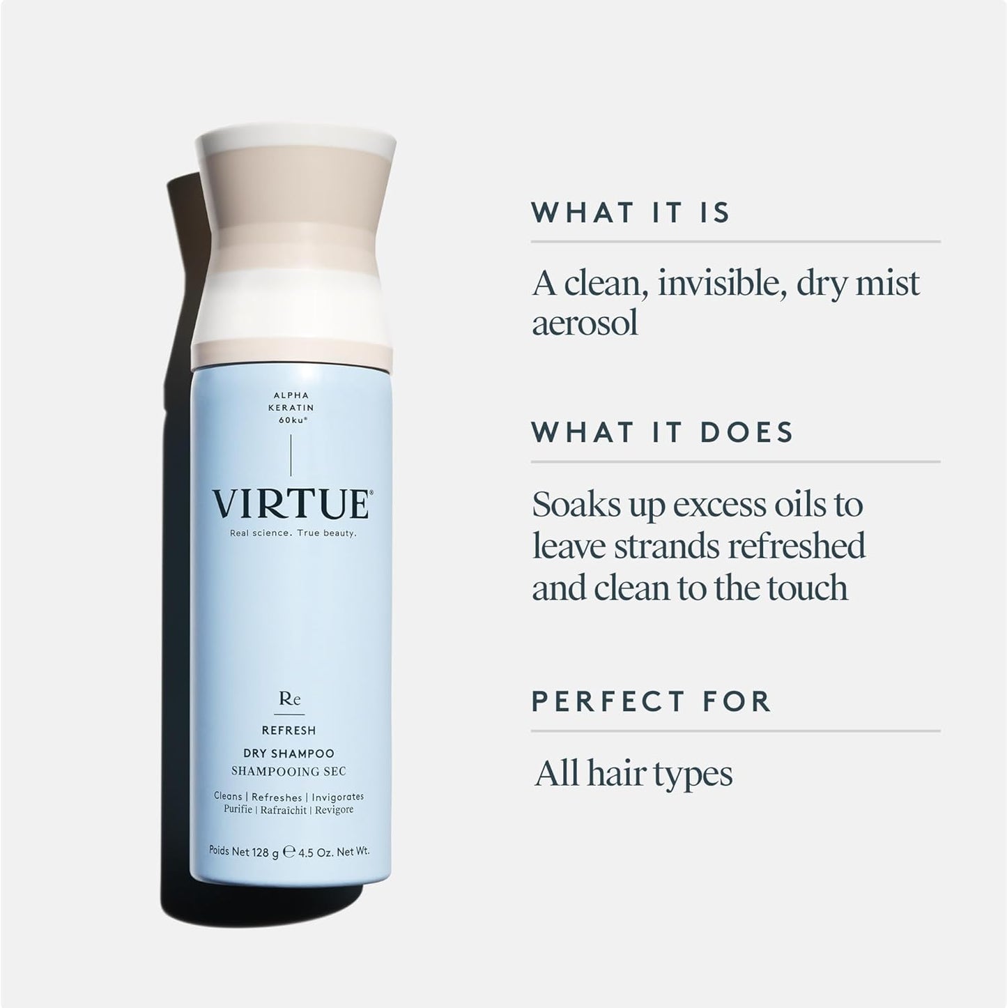 VIRTUE Dry Shampoo 128 g