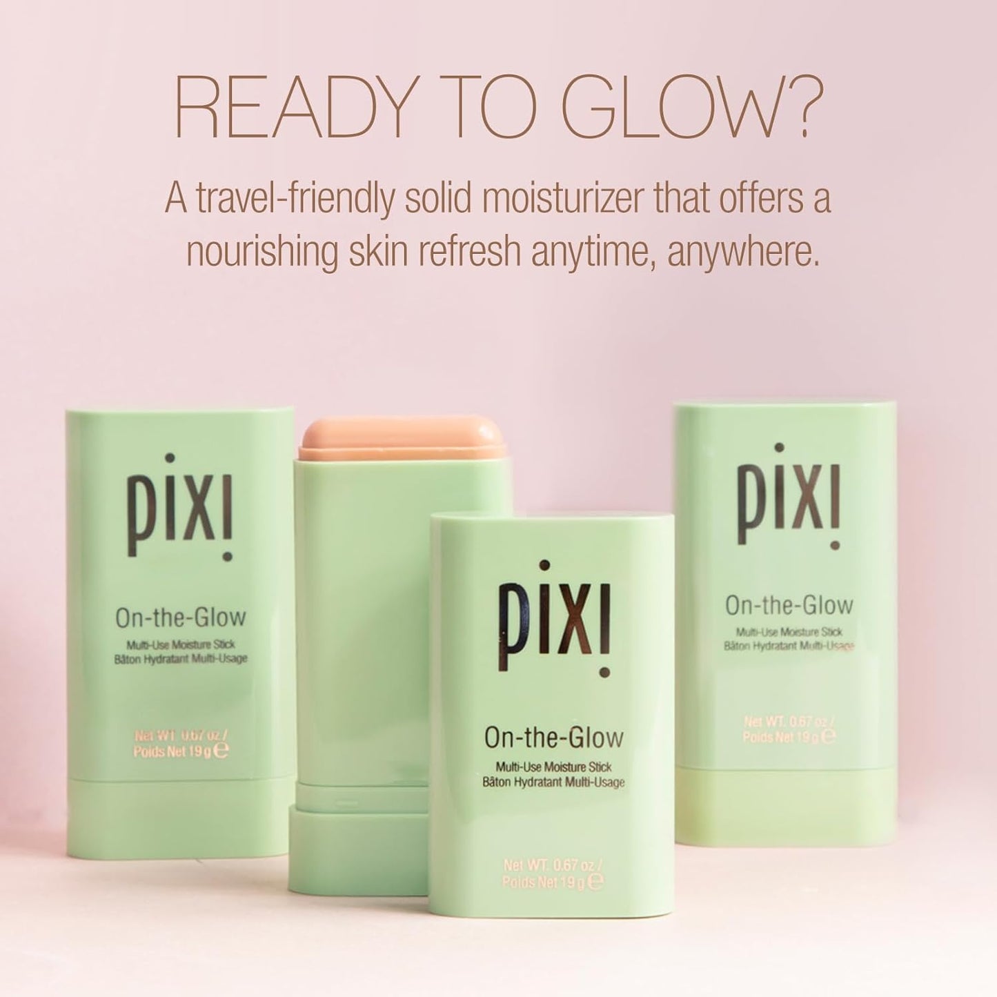 Pixi Beauty, Skintreats, On-the-Glow, Multi Use Moisture Stick, 19 g