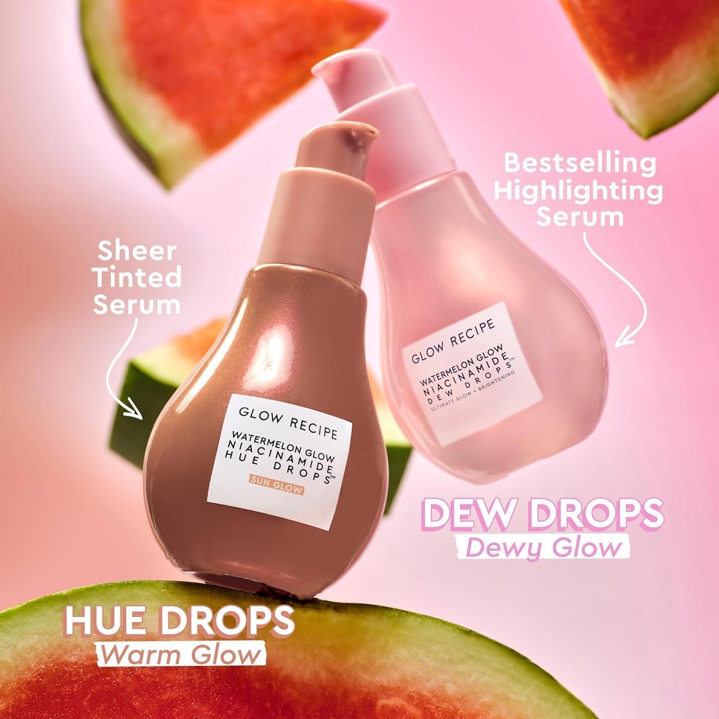 Glow Recipe Watermelon Glow Niacinamide Dew Drops highlighting serum, 40 ml