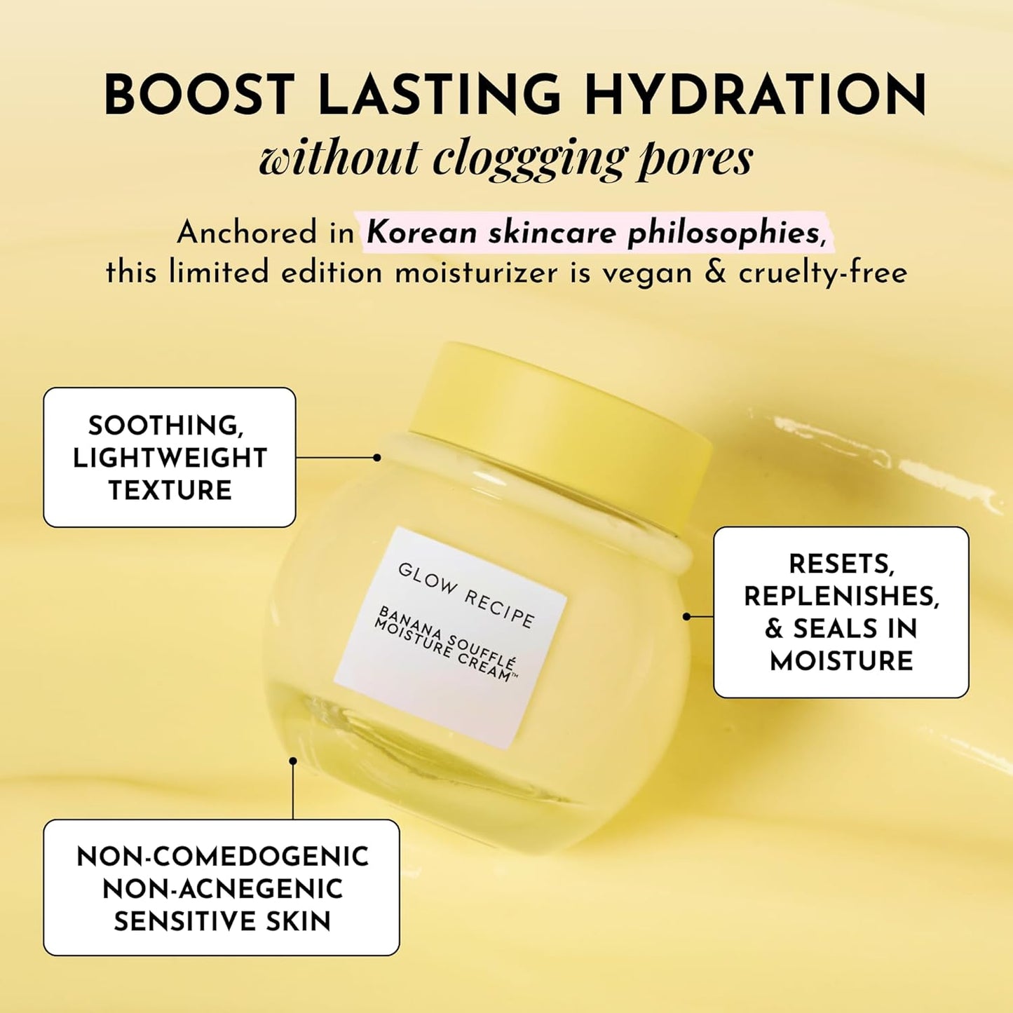 Glow Recipe Banana Souffle Moisture Cream, 50 ml