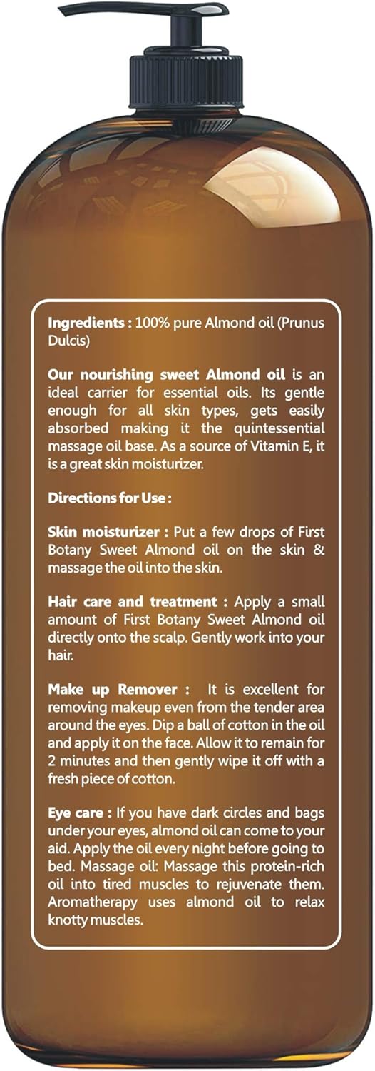 First Botany Sweet Almond Oil 470 ml