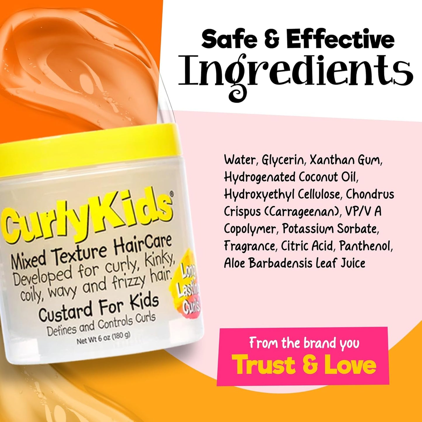 Curlykids Custard For Kids 180 g