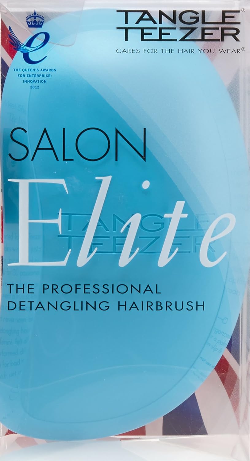 Tangle Teezer Salon Professional Detangling Salon Elite, Blue and Pink