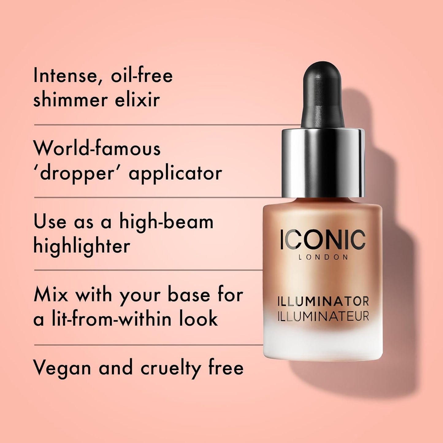 ICONIC London Illuminator - Super Concentrated Shimmer Pigment Drops, Original, 13.5ml