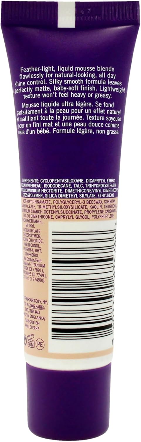 Rimmel London Stay Matte Liquid Mousse Foundation, 091 Light Ivory 30ml