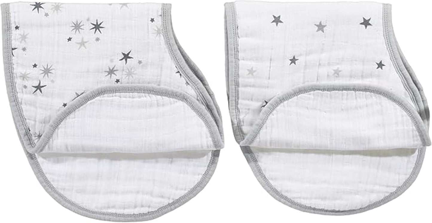 aden + anais - Burpy Bibs 2 Pack Cotton Muslin Twinkle