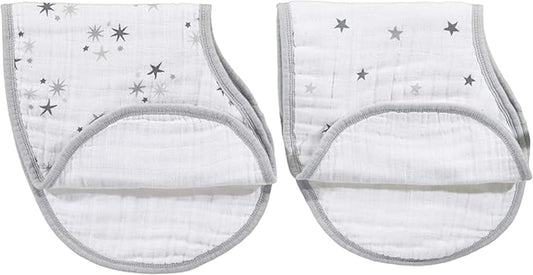 aden + anais - Burpy Bibs 2 Pack Cotton Muslin Twinkle