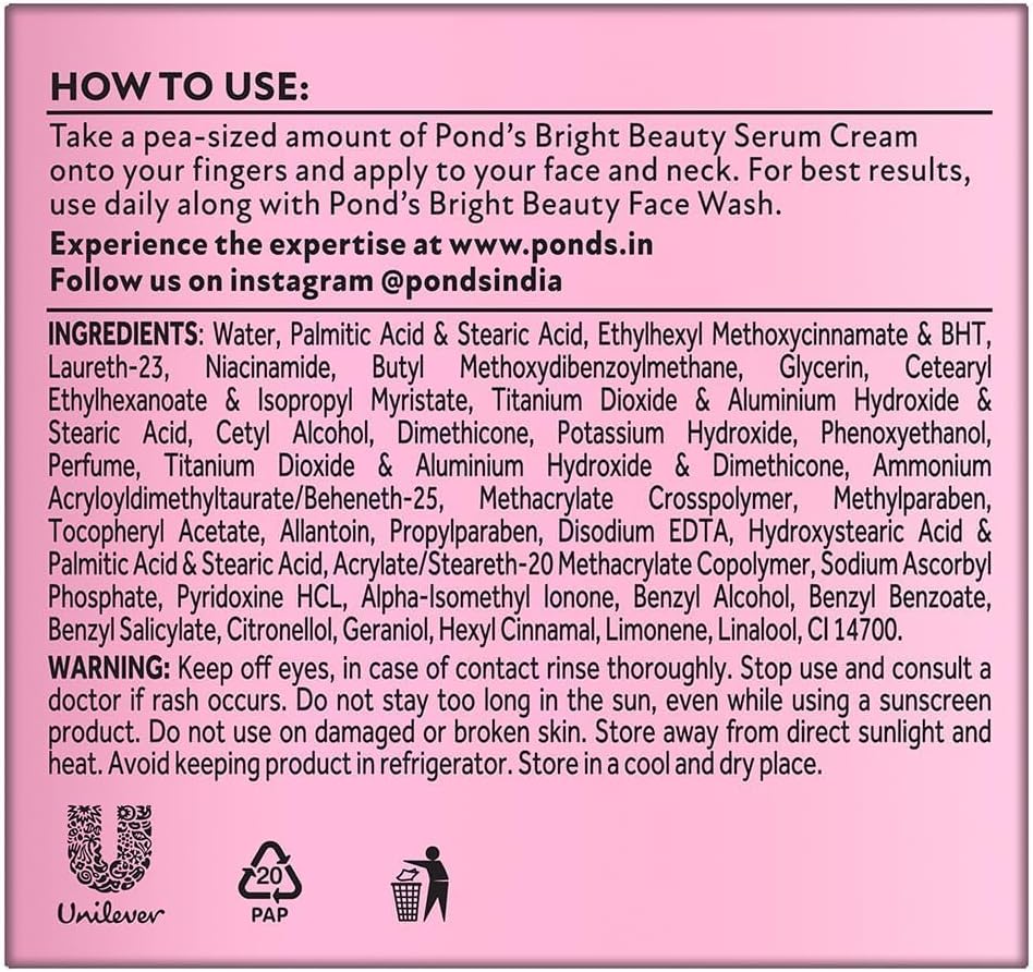 POND'S Bright Beauty Serum Day Cream SPF15 50 ml