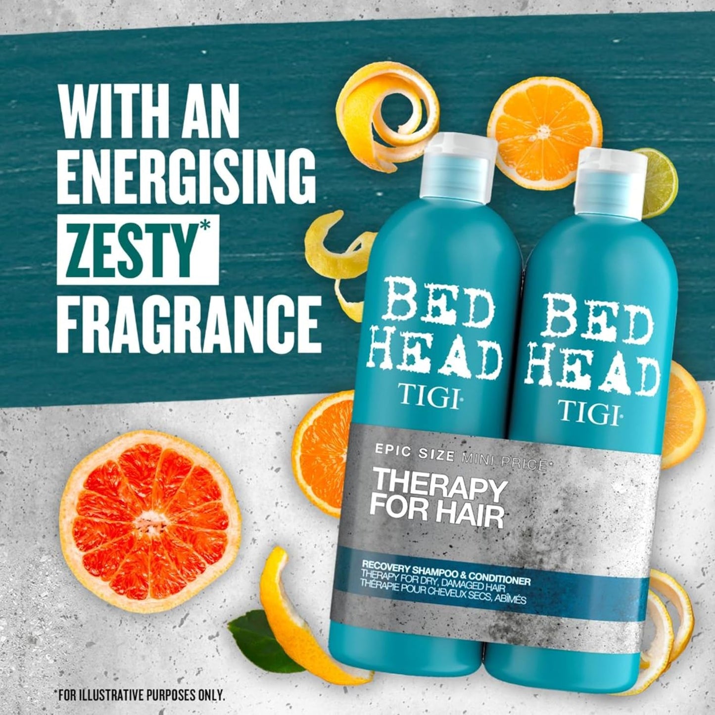 Bed Head By Tigi - 750ml Pack of 2 - Urban Antidotes Recovery Moisture Shampoo And Conditioner Set