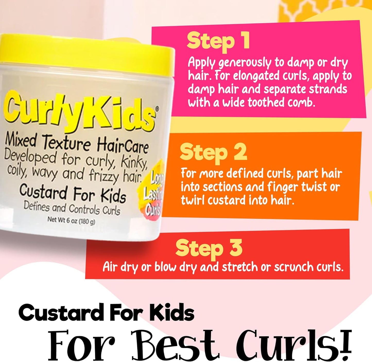 Curlykids Custard For Kids 180 g