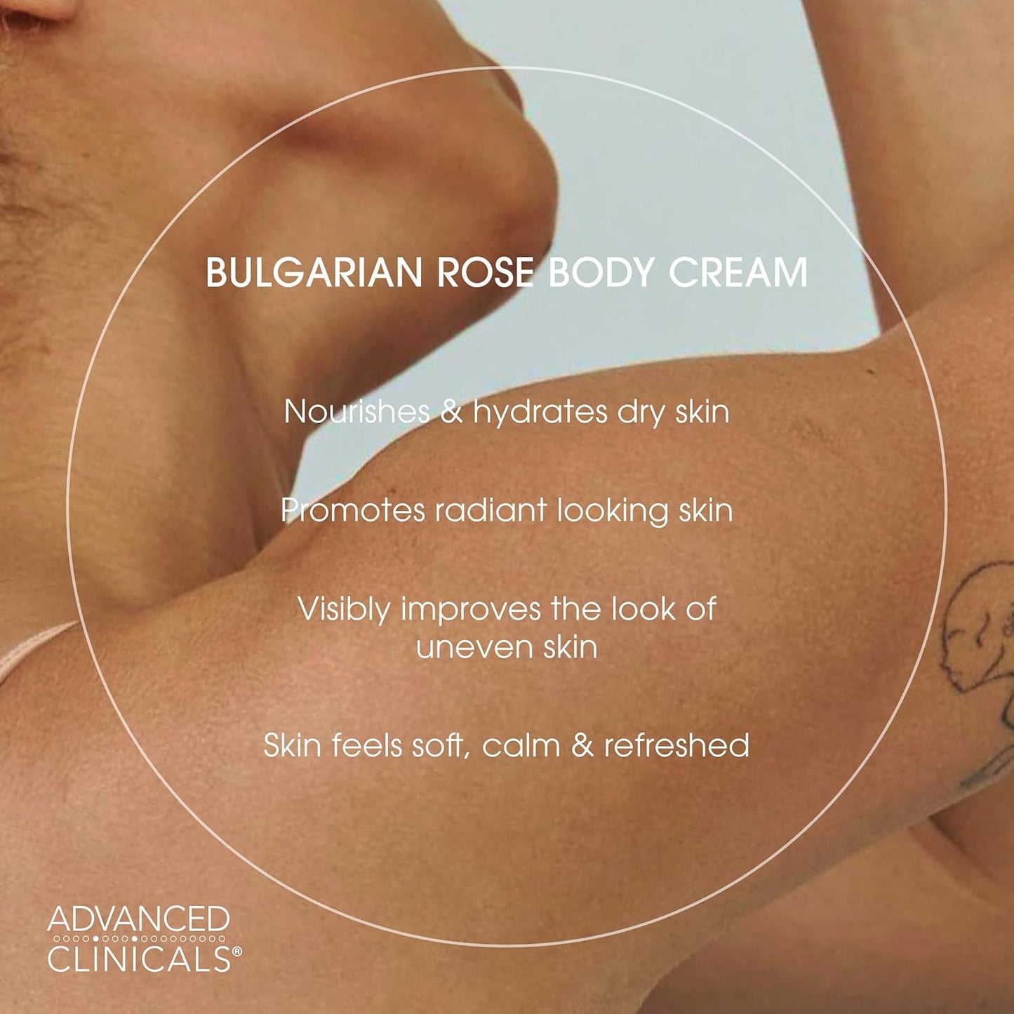Advanced Clinicals Bulgarian Rose Anti-Aging Rescue Cream 454 g