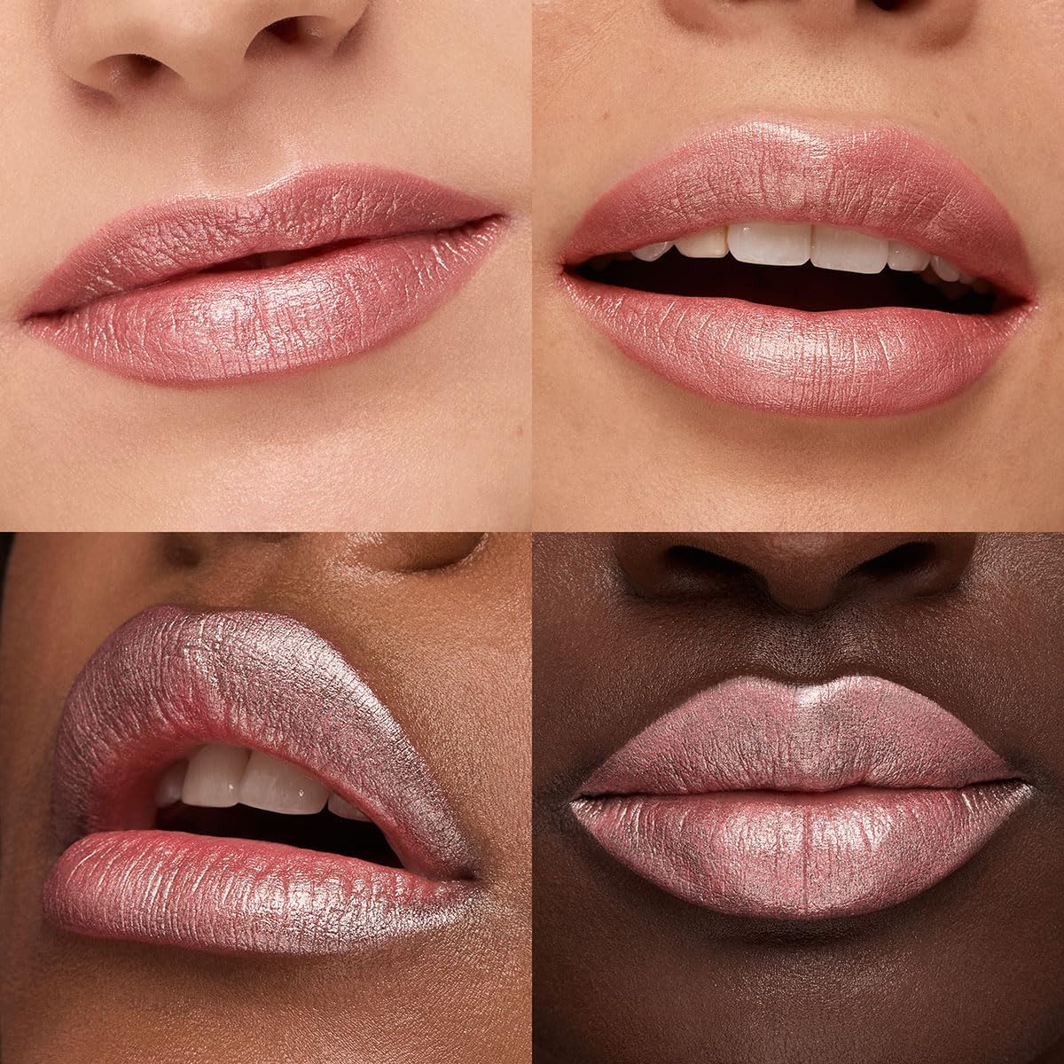 KIKO Milano Metal Liquid Lip Colour - 01 Rosy Nude, 6.5 ml