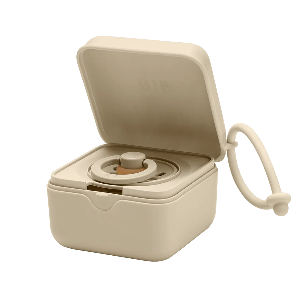 BIBS Pacifier Box, Vanilla