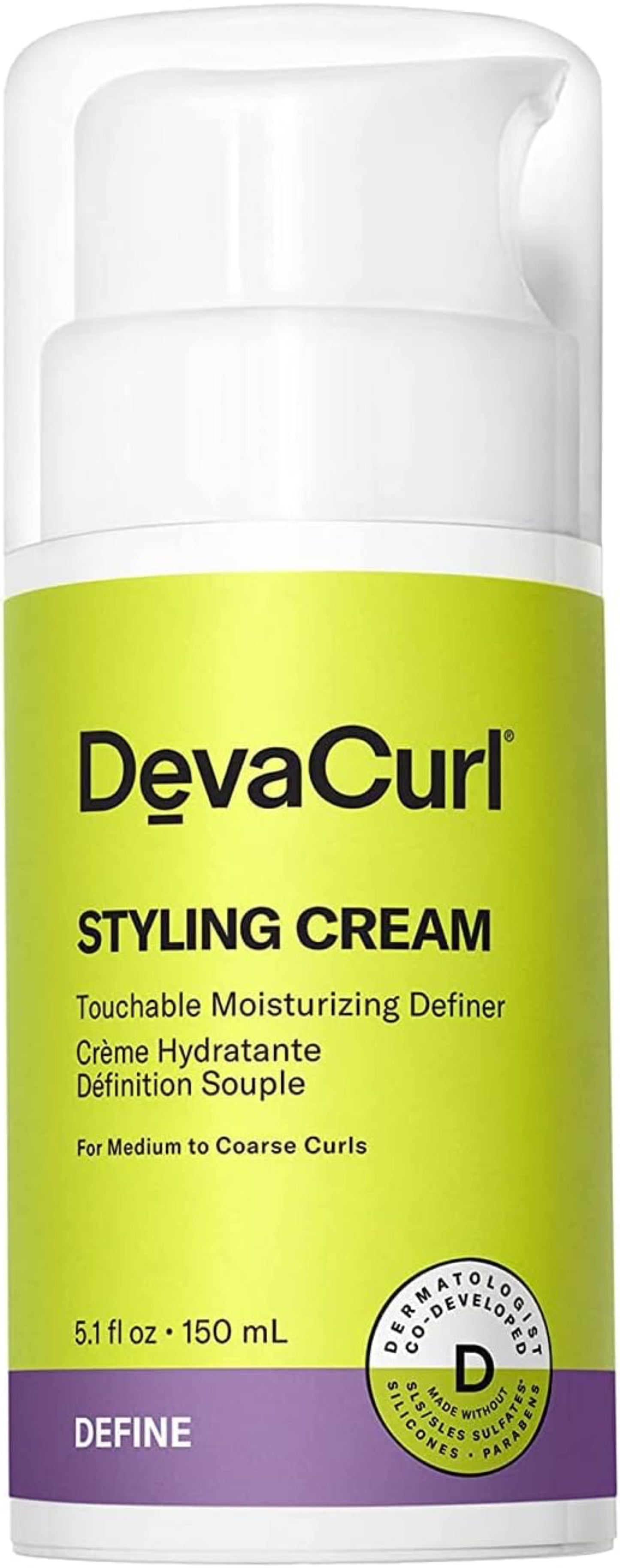 DevaCurl Styling Cream Touchable Moisturizing Definer, 150 ml
