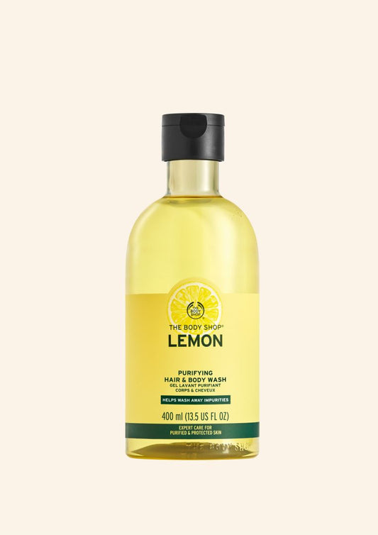 The Body Shop Lemon Purifying Hair & Body Wash 400 ml