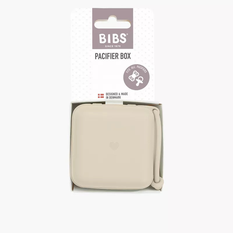 BIBS Pacifier Box, Vanilla 