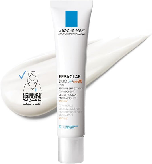 La Roche-Posay Effaclar Duo+ SPF30 Acne Treatment Cream for Oily and Acne Prone Skin 40ml