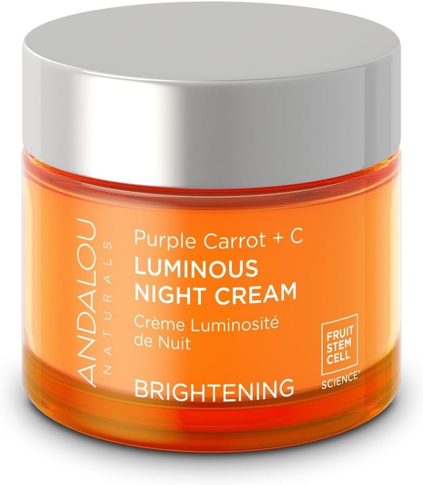 Andalou Naturals Purple Carrot+C Luminous Night Cream, 50 ml