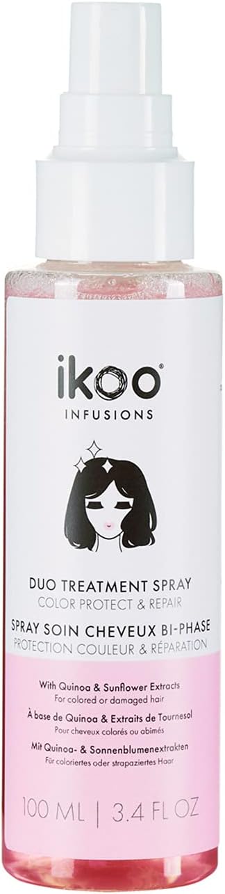 ikoo infusions Color Protect & Repair, Duo Treatment Spray for Damaged or Colored Hair