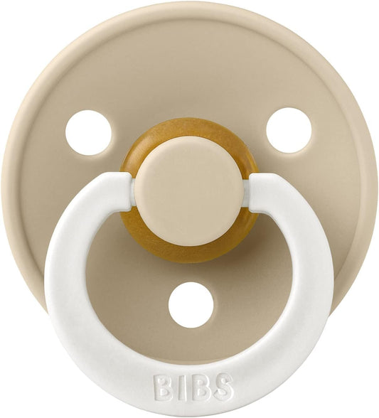 BIBS Pacifier Size 1, Latex, Vanilla Glow