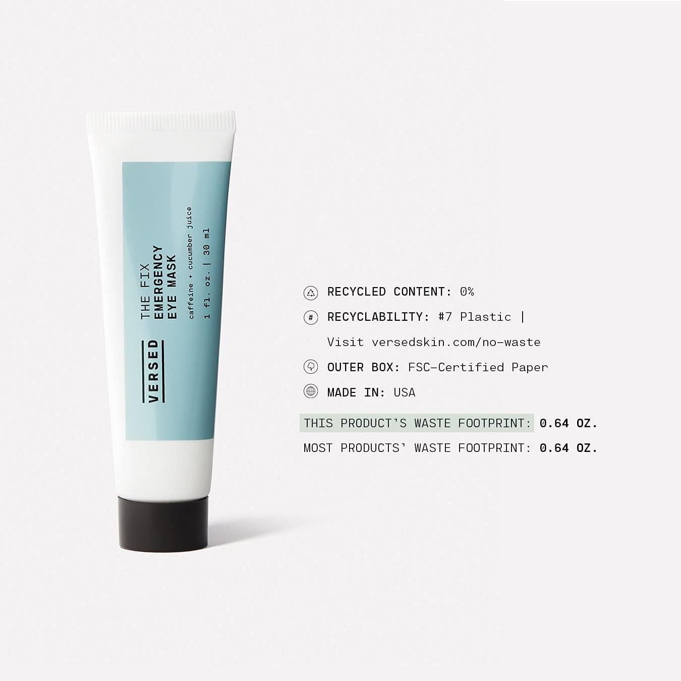 Versed The Fix Emergency Eye Mask, 30 ml