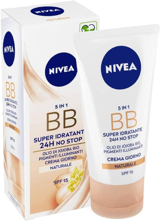 NIVEA 5in1 Day Cream BB, Light Skin Tone, SPF15, 50 ml