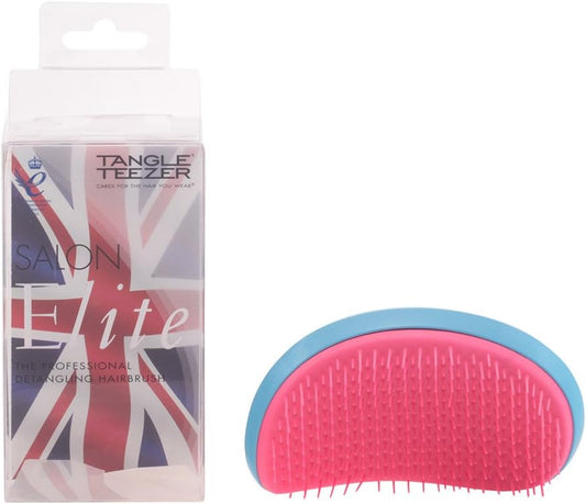 Tangle Teezer Salon Professional Detangling Salon Elite, Blue and Pink 