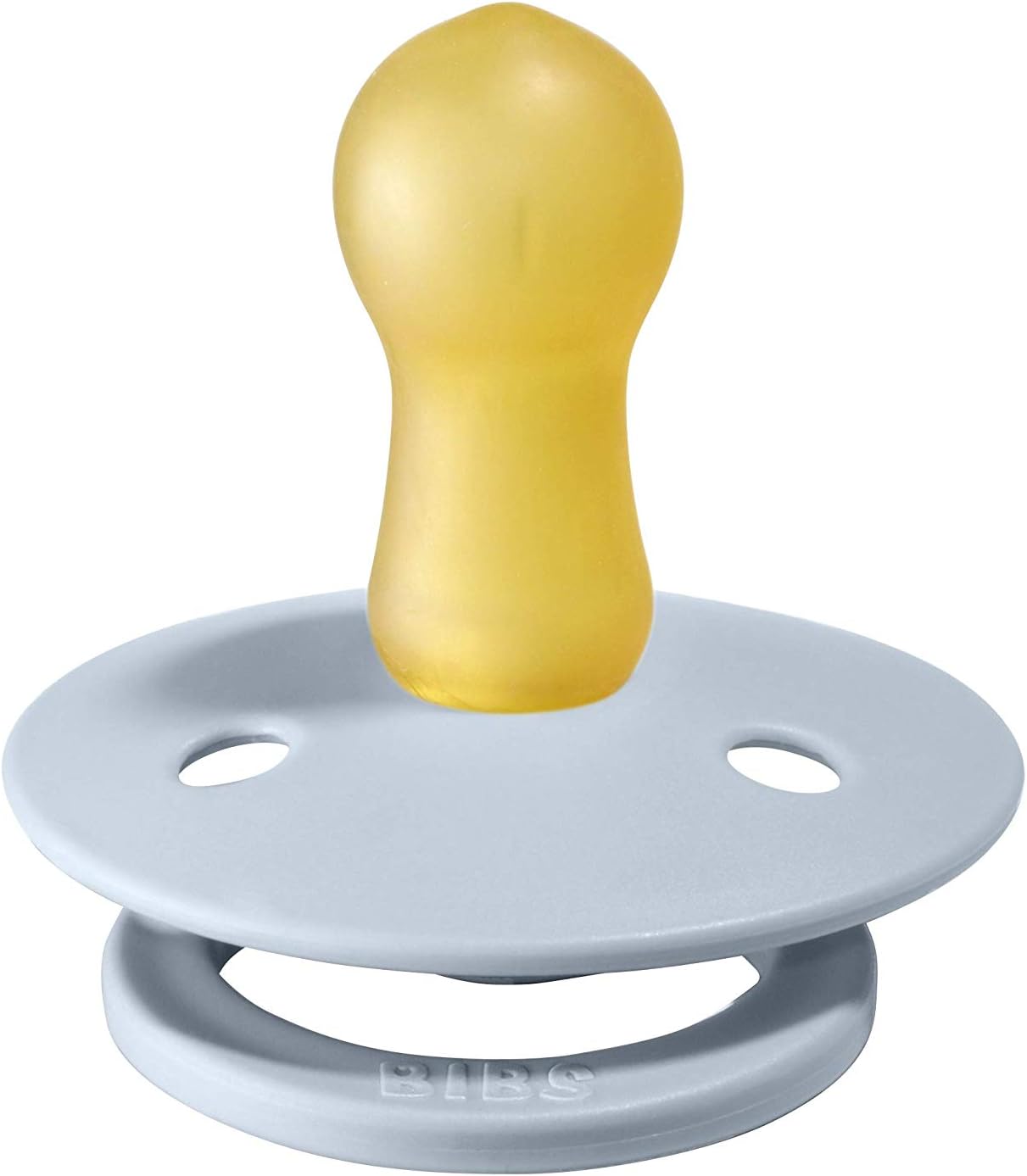 BIBS Baby Pacifier size 2, 6-18 months, Baby Blue, Latex