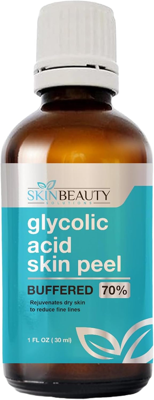 Skin Beauty Solutions GLYCOLIC Acid Peel 70% Chemical Peel - BUFFERED