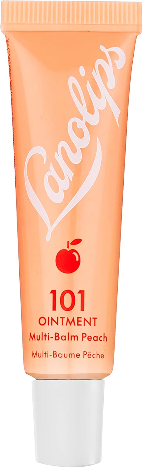 Lanolips 101 Ointment Multi-Balm, Peach, 10 g