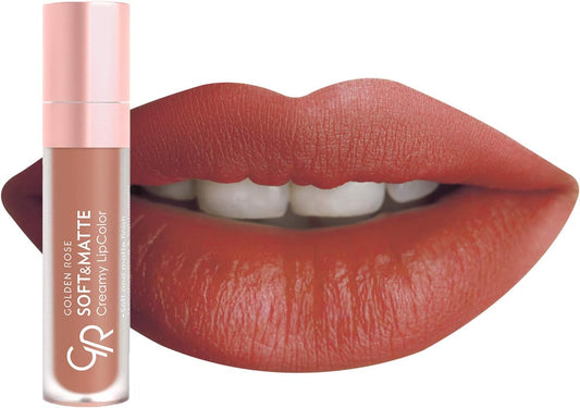 Golden Rose Soft and Creamy Matte Liquid Lipstick - 118 Sand, 5.5 ml