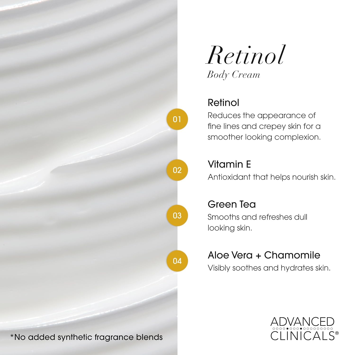 Advanced Clinical Retinol, Advanced Firming Cream, SPA size 454 g