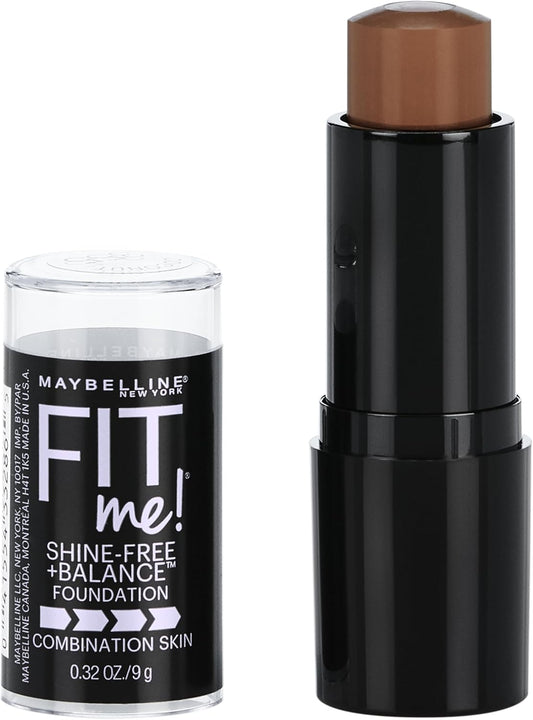 Maybelline New York Fit Me Shine-Free + Balance Stick Foundation, Coconut, 9 g