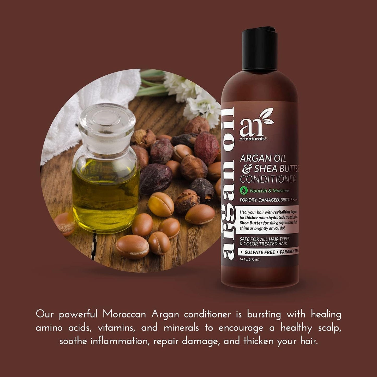 Art Naturals Argan Oil Conditioner, 473 ml (Short Expiry)