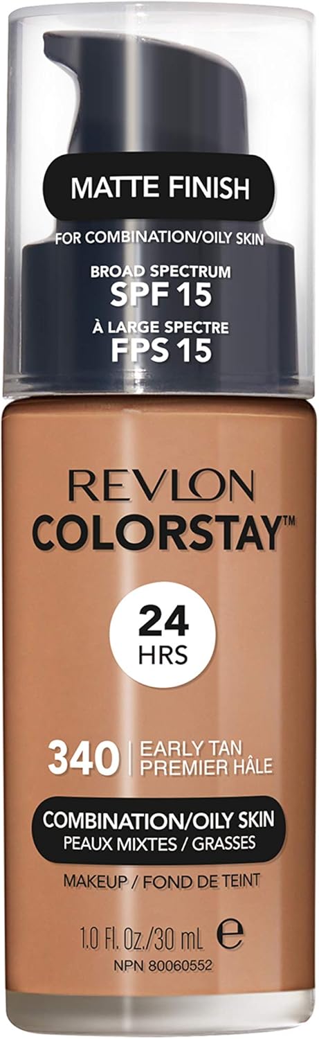 Revlon Colorstay Longwear Makeup Combination/ Oily Skin, 340 Early Tan, 30 ml