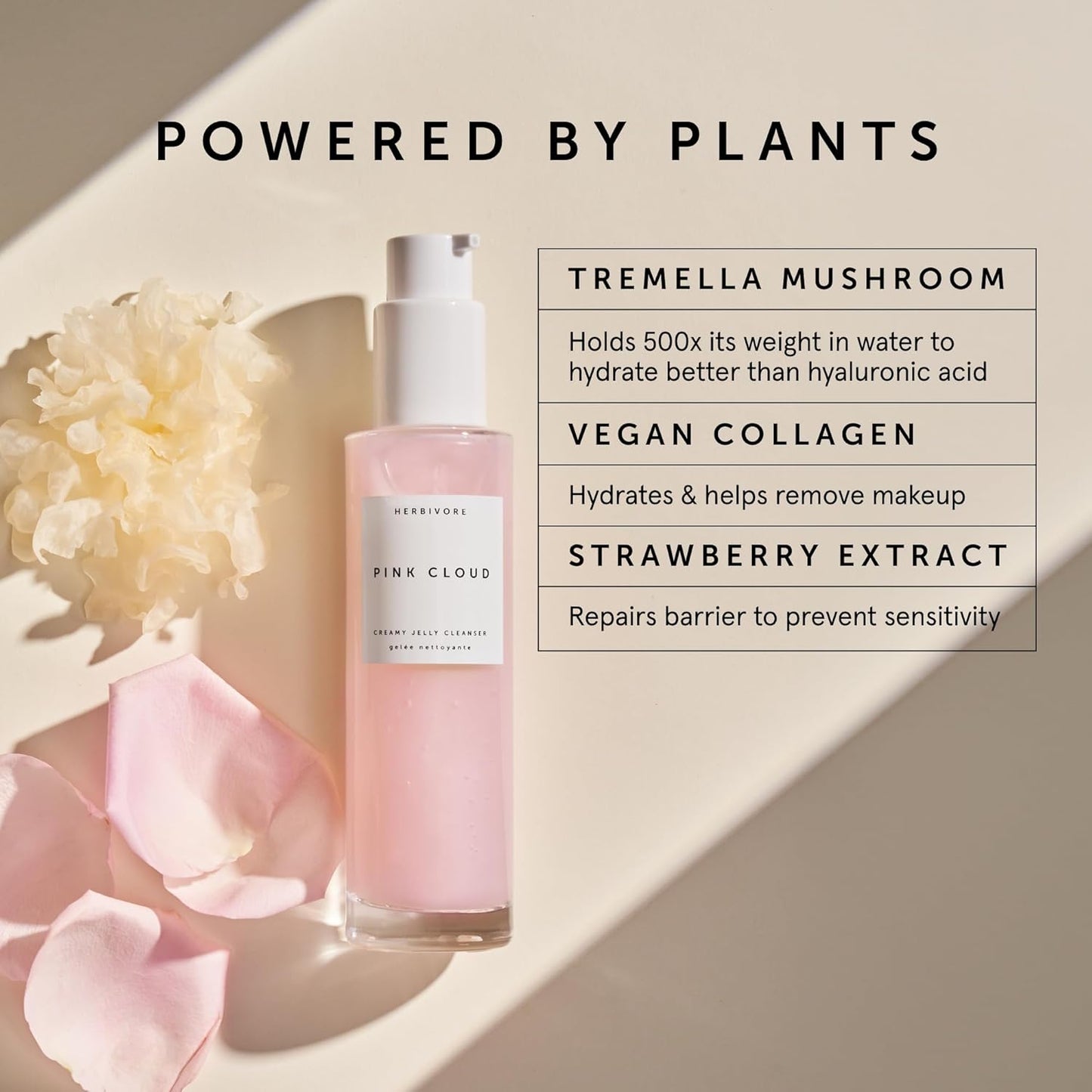 Herbivore Pink Cloud Creamy Jelly Cleanser, 100 ml