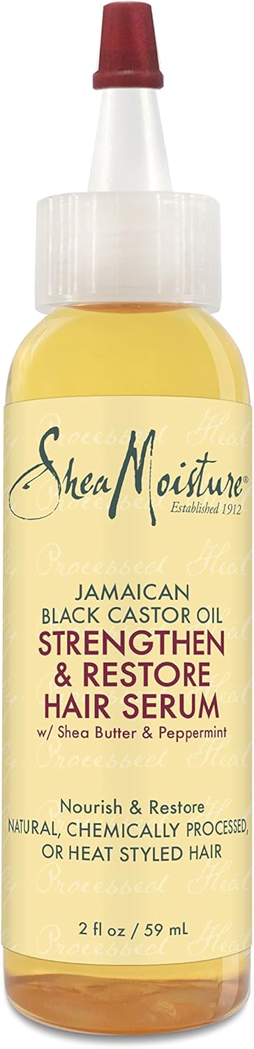 Shea Moisture, Jamaican Black Castor Oil Strengthen Grow and Restore Hair Serum, 59 ml