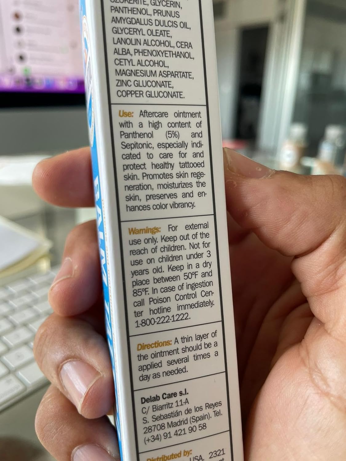 Delab Balm Tattoo, Tattoo Aftercare, 30 g