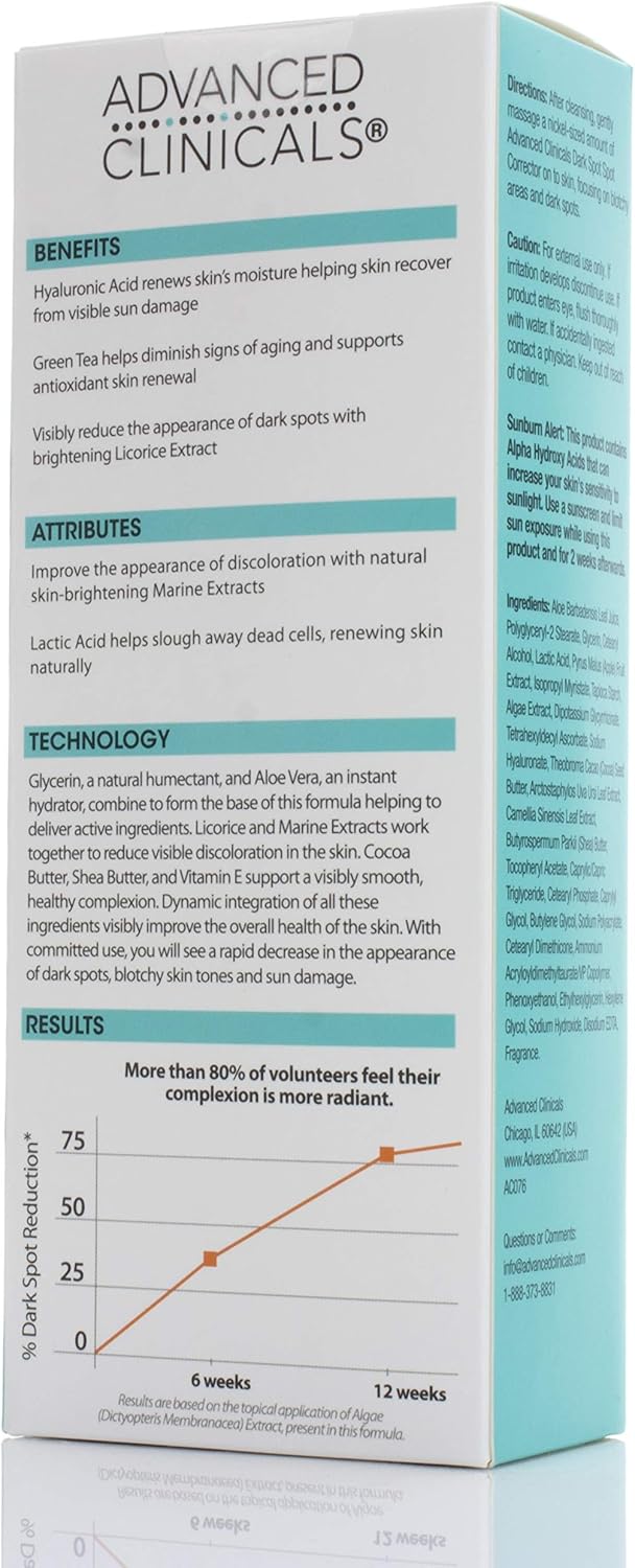 Advanced Clinicals, Dark Spot, Spot Corrector, 118 ml