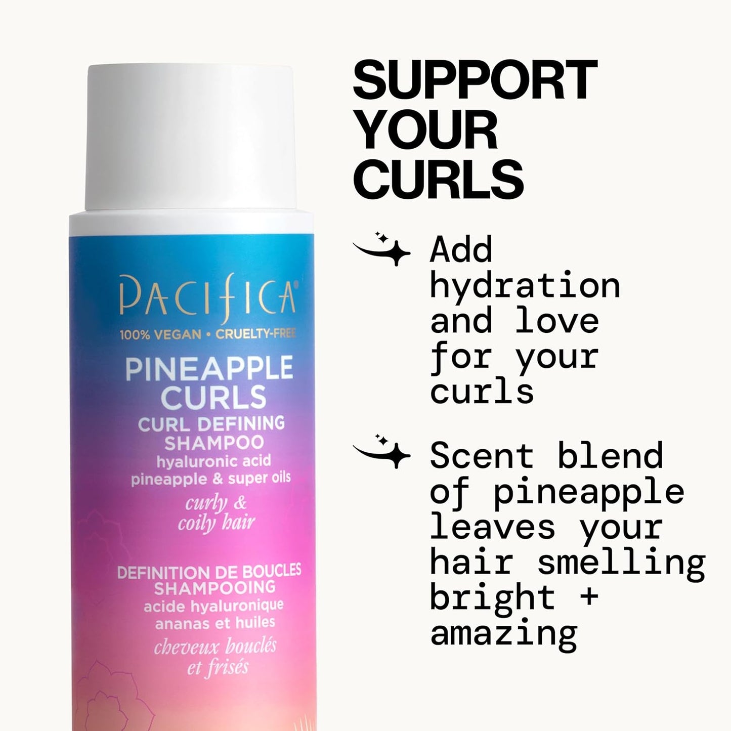 Pacifica Beauty Pineapple Curls Curl Enhancing Shampoo, 355 ml
