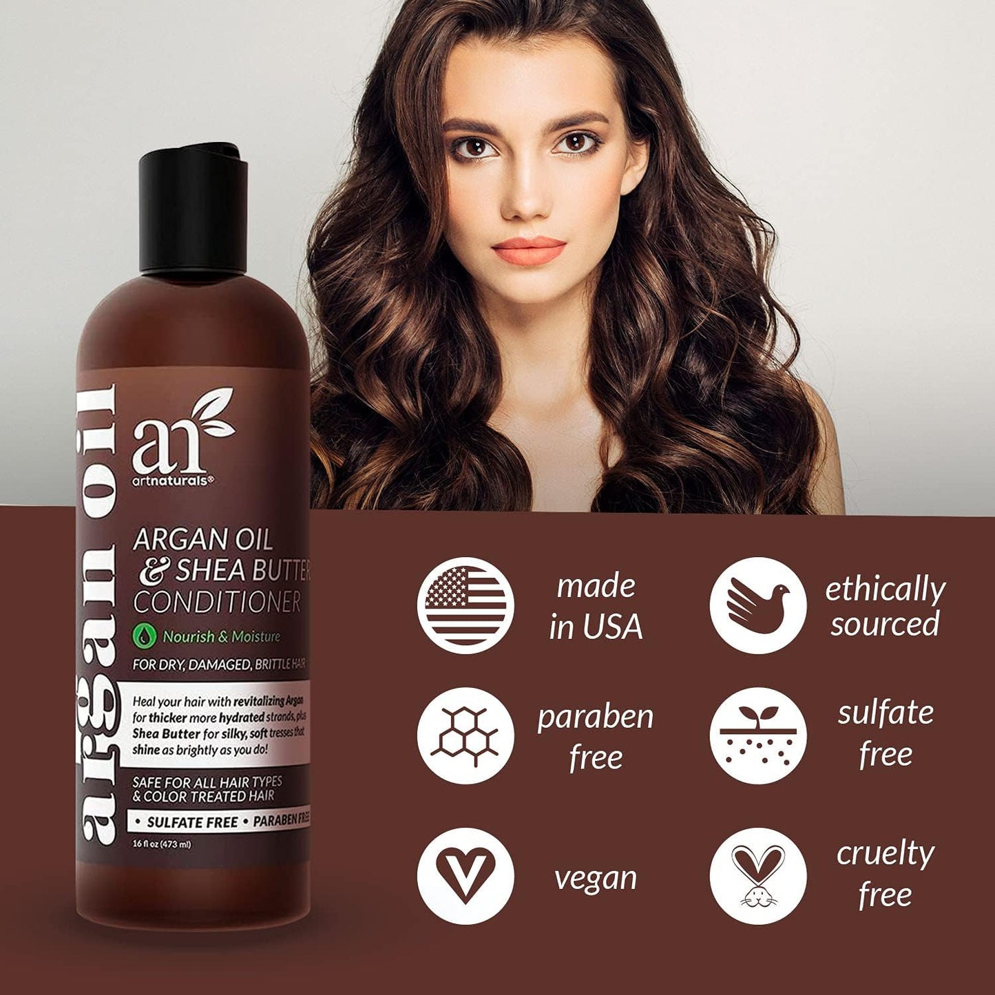 Art Naturals Argan Oil Conditioner, 473 ml (Short Expiry)