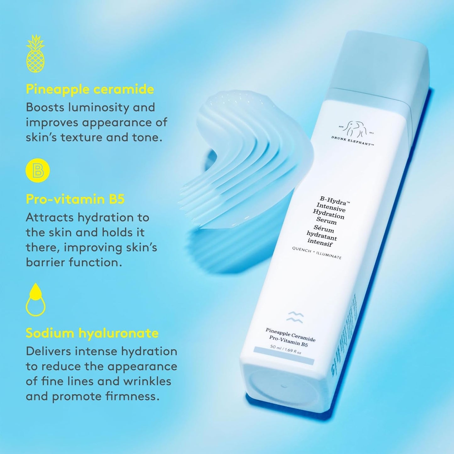 Drunk Elephant B-Hydra Intensive Hydration Serum 50 ml