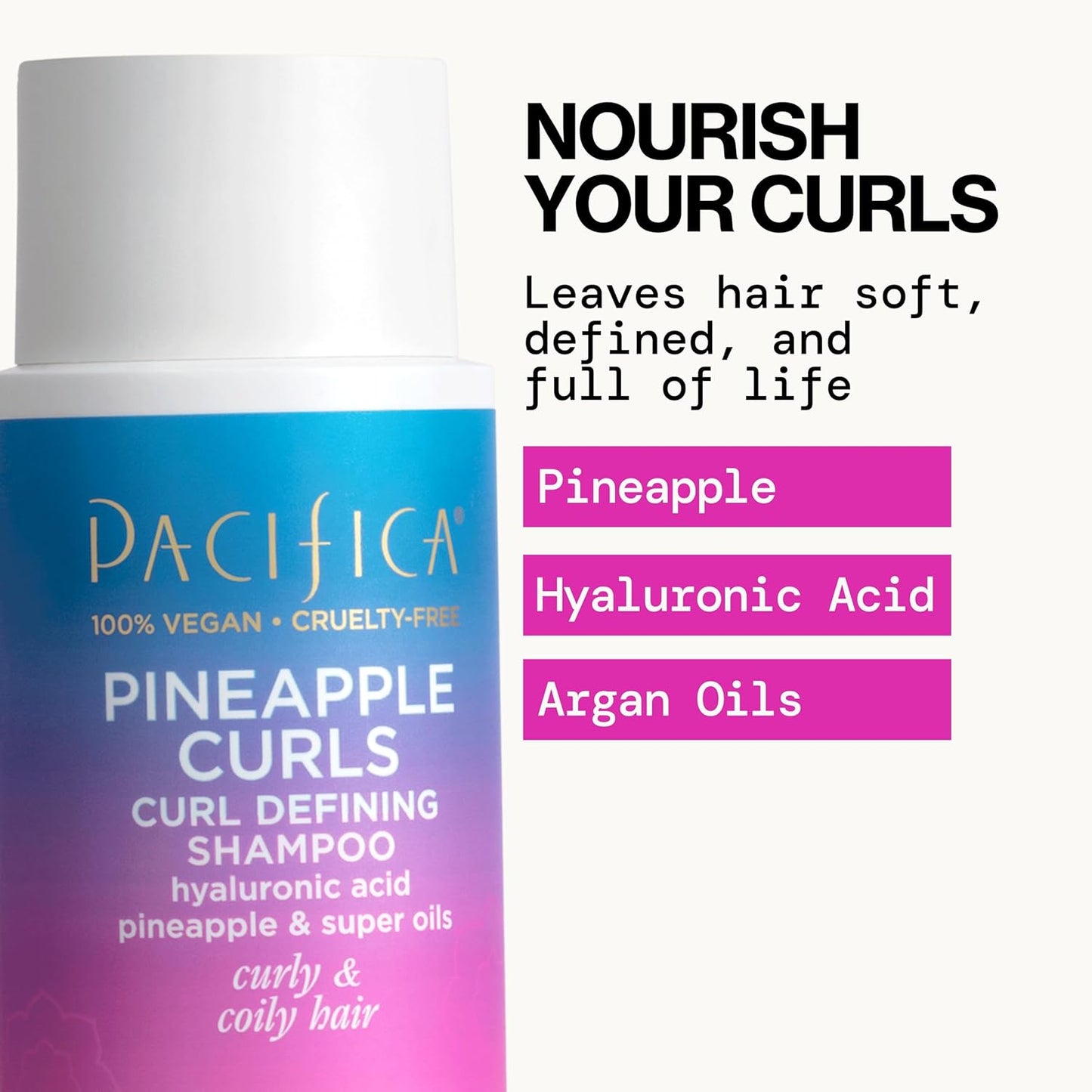 Pacifica Beauty Pineapple Curls Curl Enhancing Shampoo, 355 ml