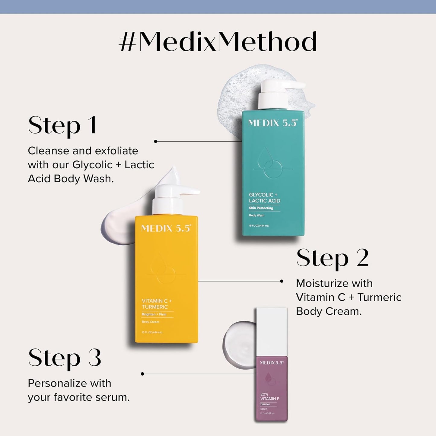 Medix 5.5 Vitamin C and Turmeric Cream 444 ml