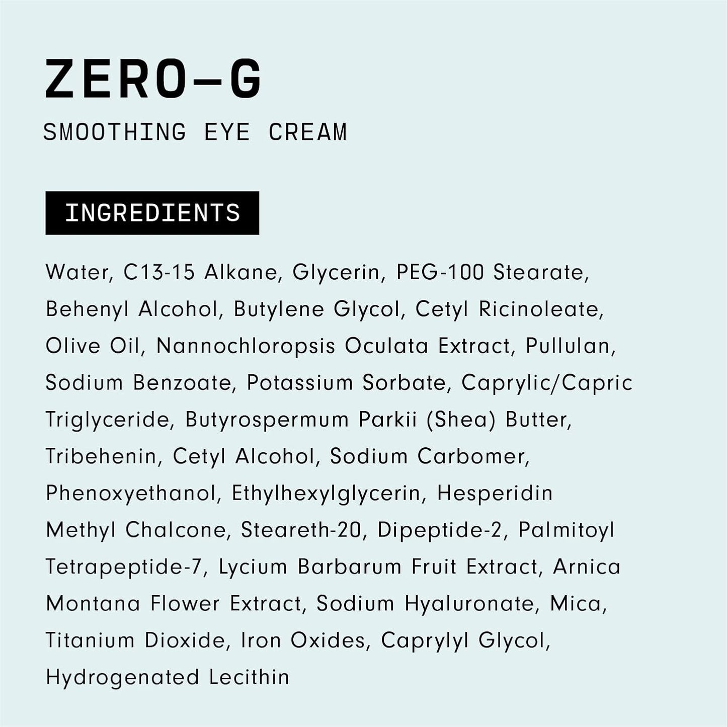 Versed Zero-G Smoothing Eye Cream, 15 ml